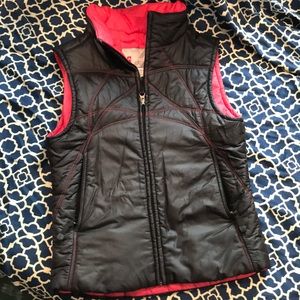 Pink and black Alpine Design ski vest winter small